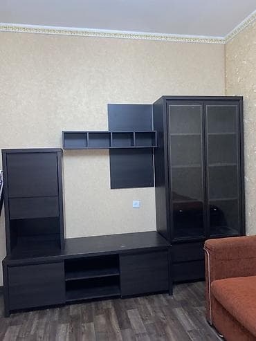 solutions elementary: Гостиная стенка/модульный комплект в темном оттенке (венге/темный — 2