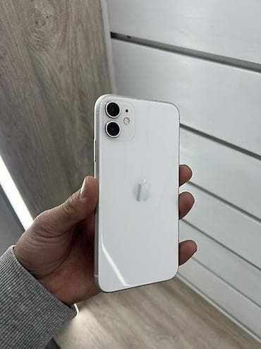 IPhone 11, Б/у, 128 ГБ, Белый, Защитное стекло, 75 % at lalafo.kg IPhone 11, Б/у, 128 ГБ, Белый, Защитное стекло, 75 %