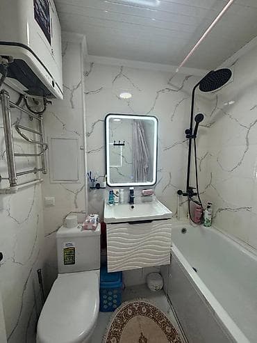 Кыймылсыз мүлк: 3 бөлмө, 58 м², Көк-Жар мкр 104-серия, 4 кабат, Жаңы ремонт — 10