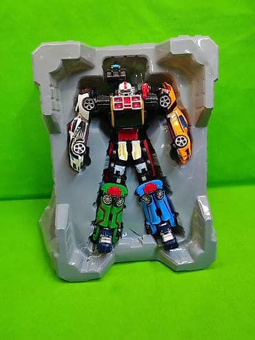 Детская одежда и обувь: Тобот Магма 6 большой робот игрушка🌟 Комплектация товара: 6 машинок — 2
