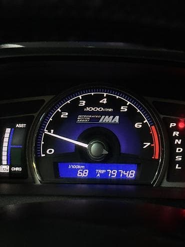 byd e7: Honda Civic: 2007 г., 1.3 л, Автомат, Гибрид, Седан — 6