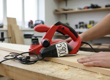 Строительный магазин "Хозмаг": Электрический рубанок Rodex мощностью 950 Вт предназначен для