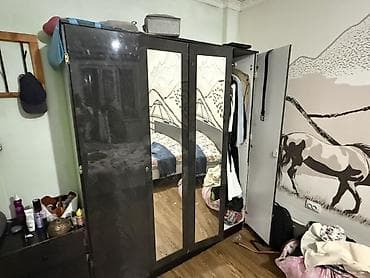 Шифоньер, шкаф для одежды, Б/у, Прямой, ЛДСП