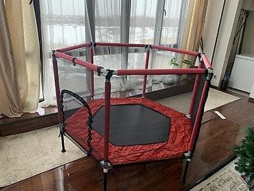 Детский каркасный батут Для детей от 2 до 12 at lalafo.kg Детский каркасный батут Для детей от 2 до 12