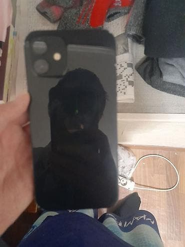 Техника сатып алуу: IPhone 12, Колдонулган, 64 ГБ, Кара, Заряддоочу түзүлүш, Коргоочу айнек, Каптама, 82 % — 1