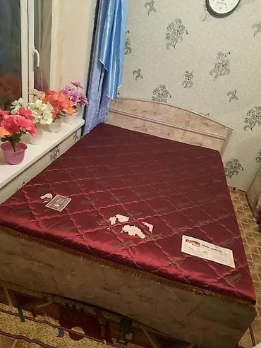 Дом и сад: Спальный гарнитур, Б/у, Двуспальная кровать, Металл — 5