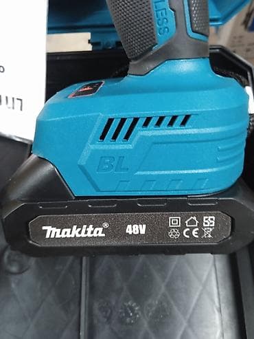 электрический степлер: Аккумуляторная дрель‑шуруповерт Makita (BL, бесщеточная), комплект в — 3