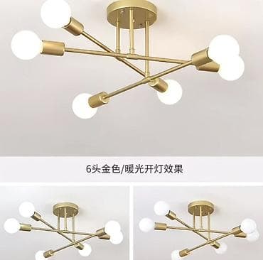 Люстры: Современные интерьерные светильники и зеркала в минималистичном — 8