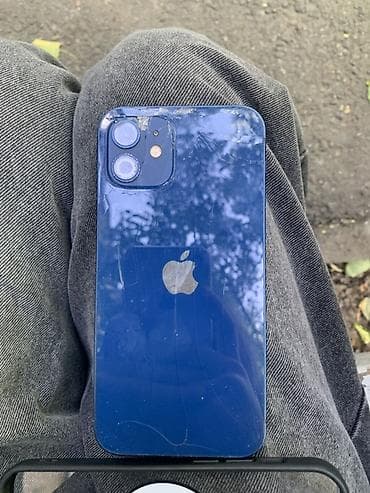 айфон 12 на запчасти: IPhone 12, Синий, Чехол — 4