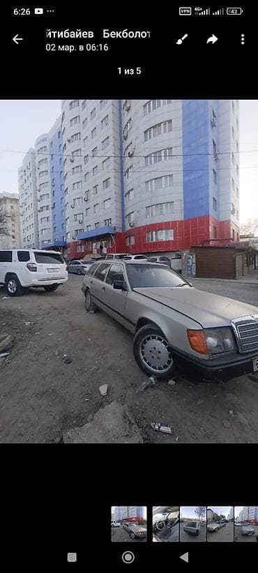 Унаа: Mercedes-Benz W124: 1989 г., Кол менен иштөөчү, Универсал — 3