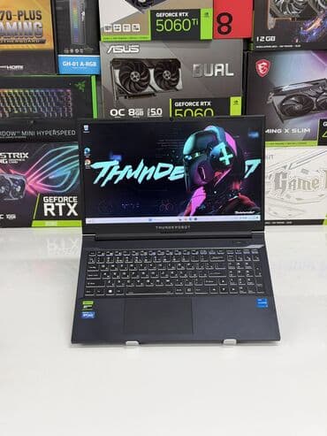 бюджетный игровой ноутбук: Ноутбук, Thunderobot, 16 ГБ ОЗУ, Intel Core i5, 15.6 ", Б/у, Для несложных задач, память SSD — 1