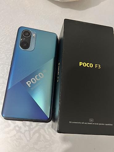 поко f4 gt: Poco F3, Б/у, 256 ГБ, цвет - Синий, 2 SIM — 1