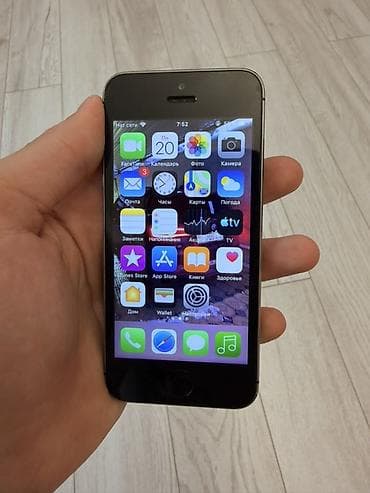 Уюлдук телефондор жана аксессуарлар: IPhone 5s, 32 ГБ, Space Gray — 1