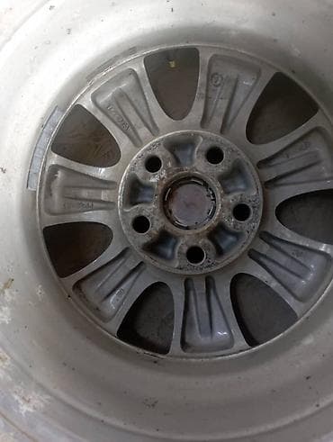 Литые Диски R 15 Toyota, Пара, отверстий - 5, Б/у — 3