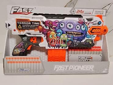 сколько стоит нерф: Бластер с мягкими пулями FAST PIONEER “Terror Time” - Электрический — 1