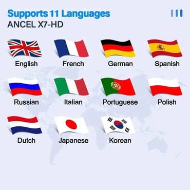 шиномонтажное оборудования: Аncel x7 HD профессиональный сканер для грузового автотранспорта — 5