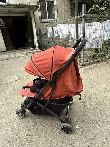 Детский мир: Прогулочная коляска BeBeBaby (оранжевая) - Тип: легкая прогулочная — 1