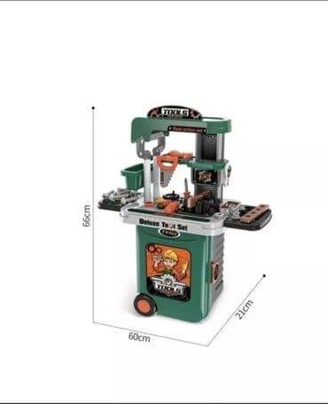 военные конструкторы: Детский игровой набор «Мастерская/Инструменты» Мастерская оснащена — 3