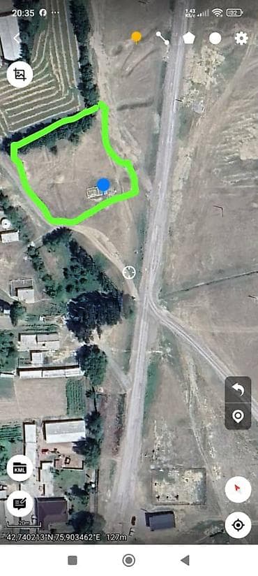 участок в кемине: 15 соток, Курулуш — 3