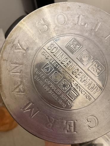 кастрюля: Сотейник Solingen из нержавеющей стали с комплектом вставок - — 8