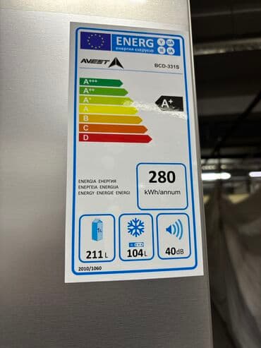 халодилник бу: Холодильник Avest, Новый, Side-By-Side (двухдверный), De frost (капельный), 60 * 185 * 60 — 8