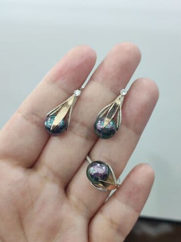 свадебные платья от производителя: Набор украшений, Проба 925, Женские, Новый — 1