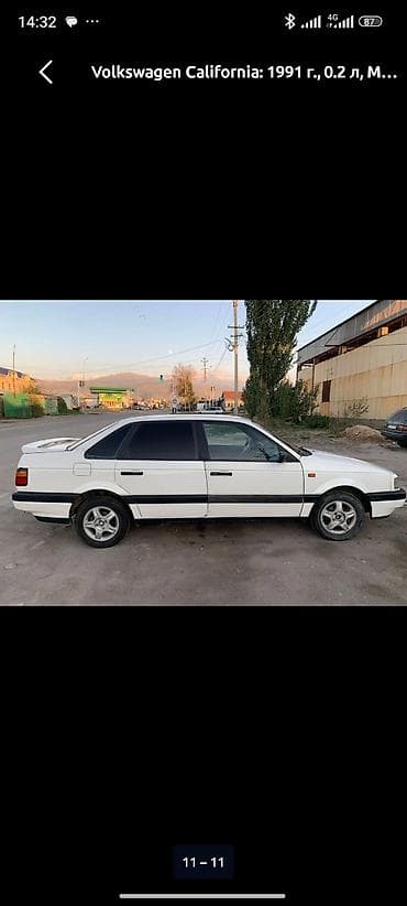 fit shuttle: Volkswagen Passat: 1991 г., 0.2 л, Механика, Седан — 1