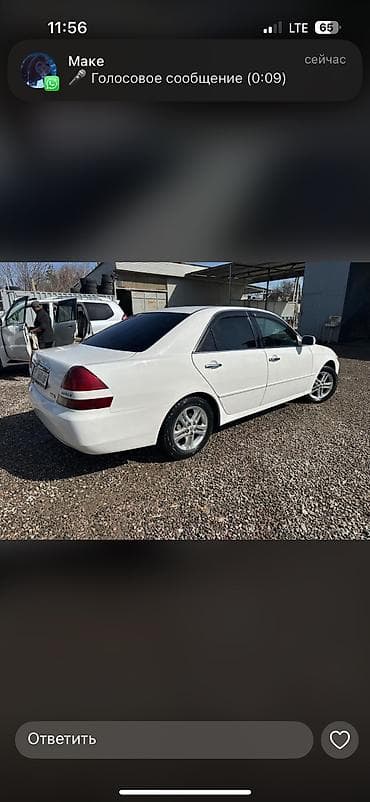 козырёк на камри 40: Toyota Mark II: 2002 г., 2.5 л, Автомат, Седан — 3