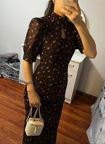 Личные вещи: Вечернее платье, Русалка, Длинная модель, С рукавами, M — 2