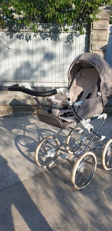 купить коляску трость бу: Коляска, цвет - Серый, Б/у — 6