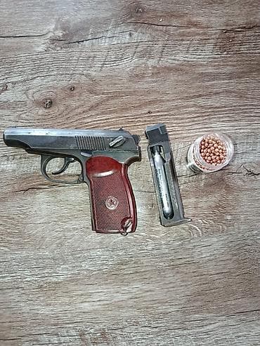 ножи боевые: BAIKAL MP-654K-22 — пневматический пистолет (аналог ПМ) под стальные — 2