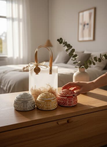 прихожный шкаф: Гипсовые изделия ручной работы — декоративные шкатулки в этническом — 1