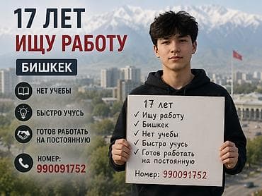 Услуга: соискатель работы в Бишкеке - Возраст: 17 лет - Локация