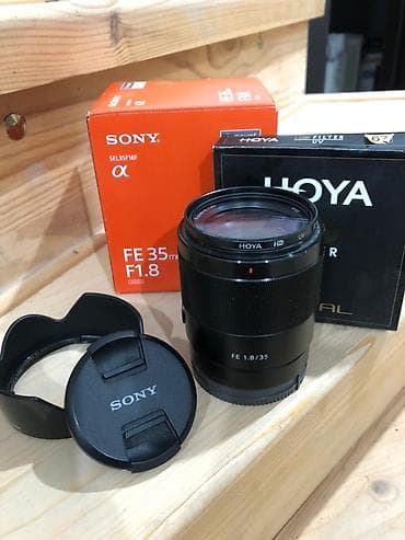 Видеонаблюдение: Sony 35mm 1.8 FE
с качественным фильтром HOYA, сост. идеал! 42 т.с — 1