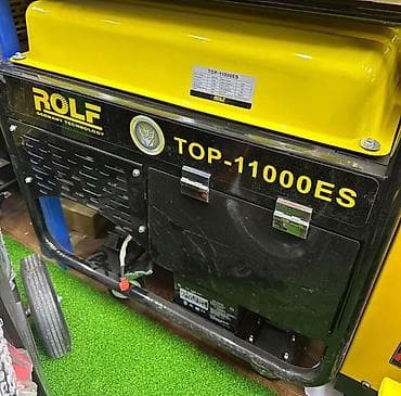 Генераторы: Бензиновый генератор ROLF TOP-11000ES - Тип: стационарный — 1