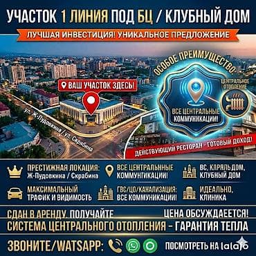 земля петровка: ЛУЧШАЯ ИНВЕСТИЦИЯ! Участок на 1-й линии под БЦ или Клубный дом — 1