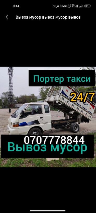 букет с бабочками: Портер, Вывоз строй мусора, По региону, По городу, с грузчиком — 1