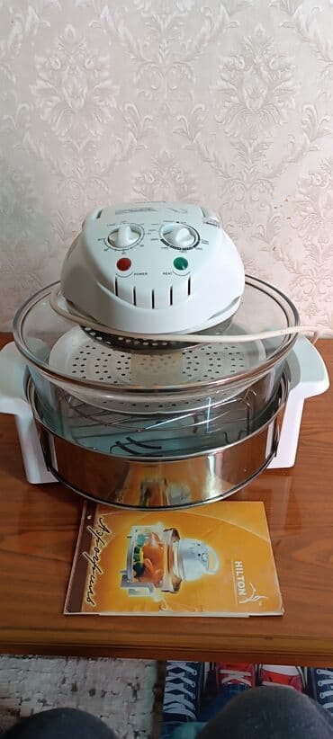 Аэрогриль Hilton Описание: - Настольный электрический аэрогриль с