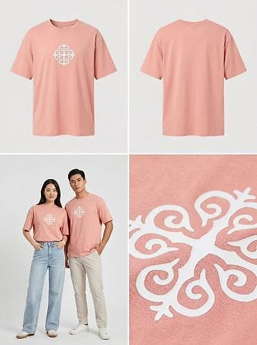 джинсы биг бои: Распродажа!! Продаются унисекс футболки с принтом «сканди-орнамент» — 4