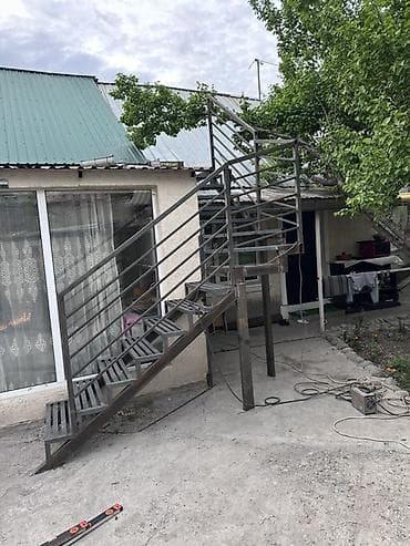 Үй жана бакча: Изготовление и монтаж металлических лестниц под ключ - Конструируем и — 1