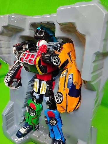 Детская одежда и обувь: Тобот Магма 6 большой робот игрушка🌟 Комплектация товара: 6 машинок — 7