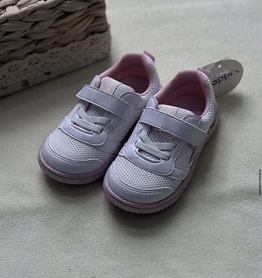 летние туфли: Детские кроссовки для девочки состояние нового - Цвет: белый с — 1