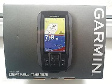 Эхолот, GARMIN, Striker plus 4 для лодочной летней и зимней подлёдной
