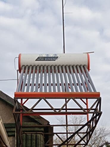 Үй жана бакча үчүн башка буюмдар: Солнечный водонагреватель 100 литров. производство Китай. есть дефекты — 1