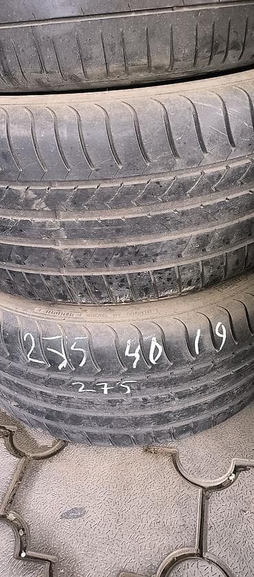 Шины: Шины 275 / 40 / R 19, Лето, Б/у, Пара, Легковые, Германия, Bridgestone — 1