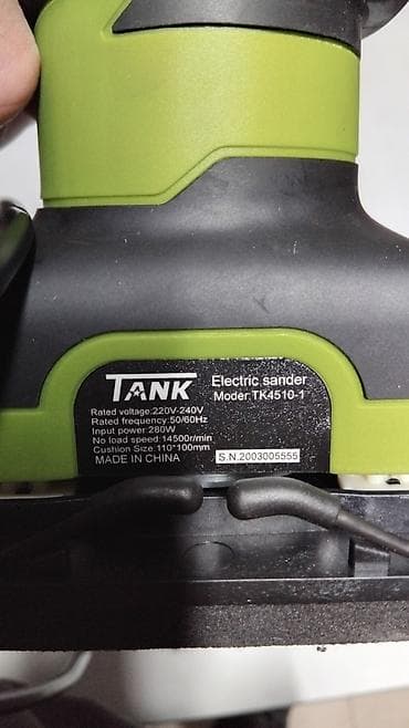 шлиф мотор: Вибрационная шлифмашина TANK TK4510-1 Новая Полный комплект Адрес — 7