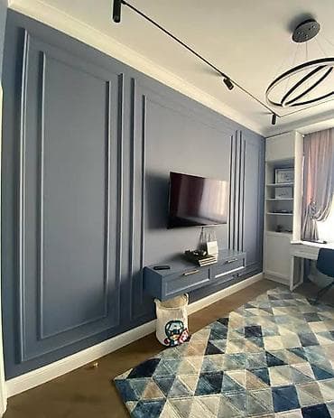 Декоративные стеновые панели и молдинги с покраской под ключ -