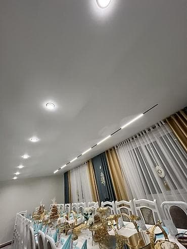 натяжные потолки матовый: Натяжные потолки с интегрированным освещением - Полотно ПВХ белого — 3