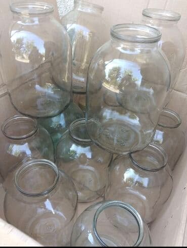фляги купить: Банки стеклянные 3-х литровые, для консервации, есть 20 штук — 1