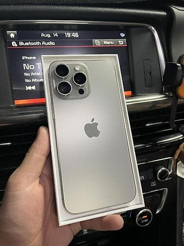 IPhone 15 Pro Max, Б/у, 1 ТБ, Natural Titanium, Коробка, 87 % at lalafo.kg IPhone 15 Pro Max, Б/у, 1 ТБ, Natural Titanium, Коробка, 87 %